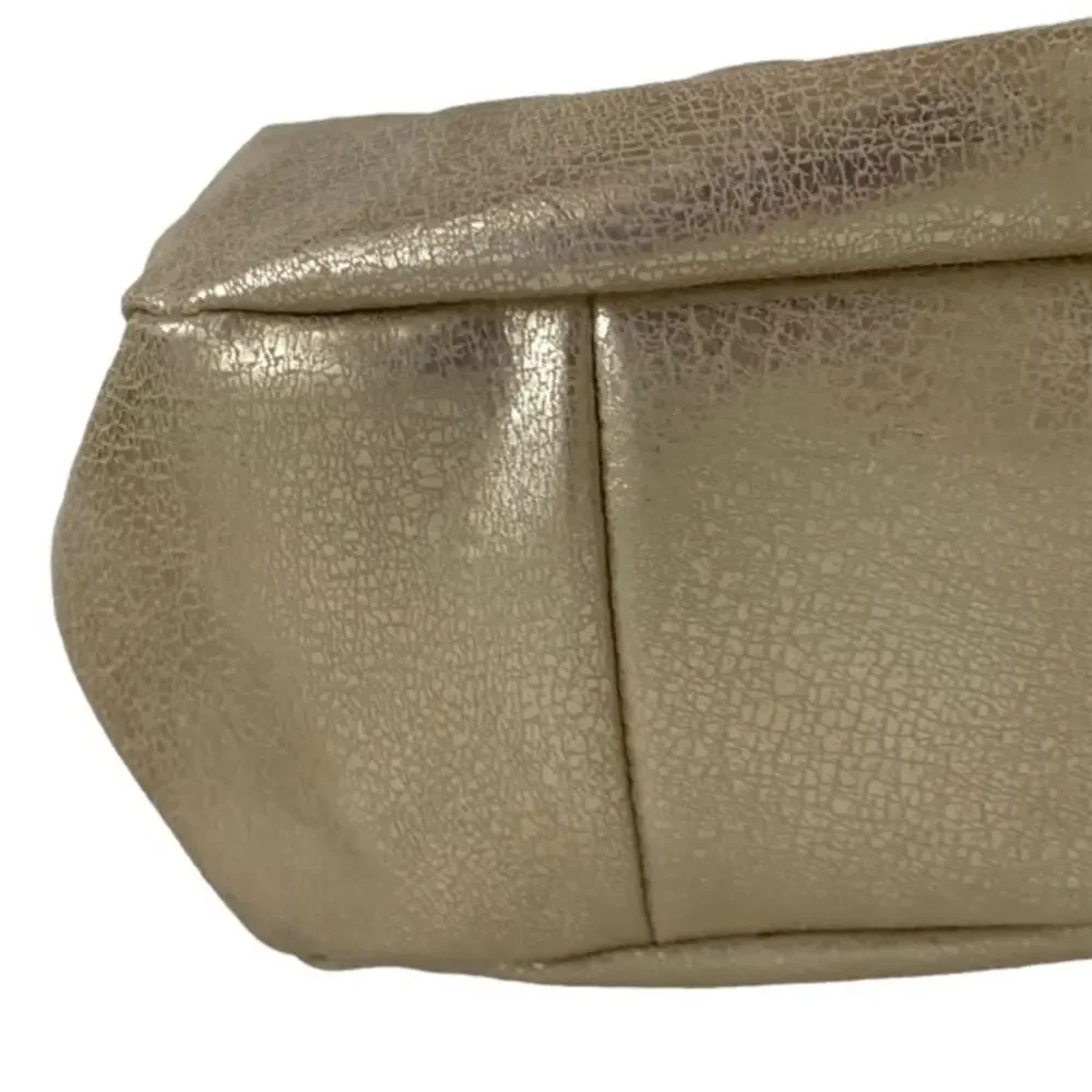 INC International Concepts Bag Purse KJ Gold Hobo Crescent Medium Handbag Bag